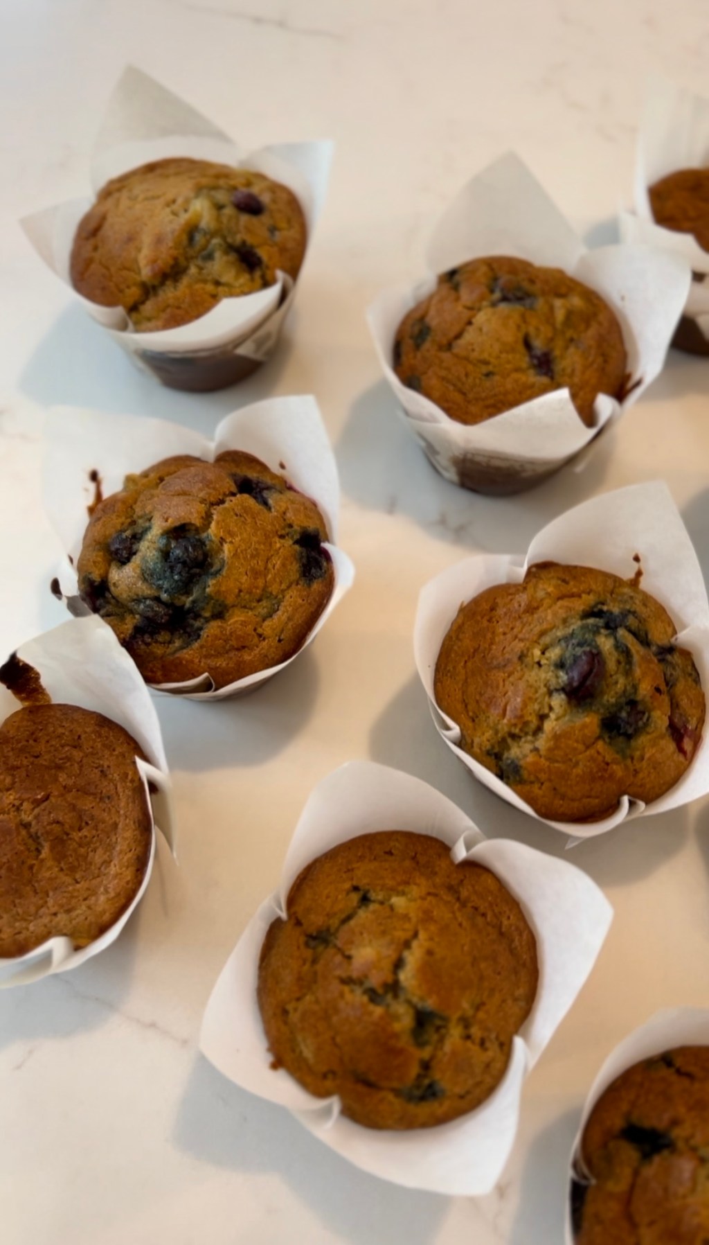 Sourdough Banana Muffins