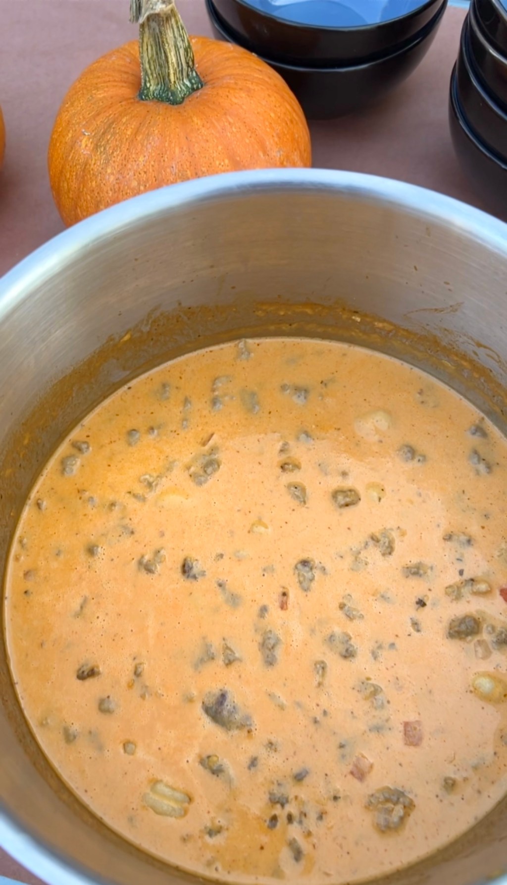 Creamy Sausage and Gnocchi&nbsp;Soup